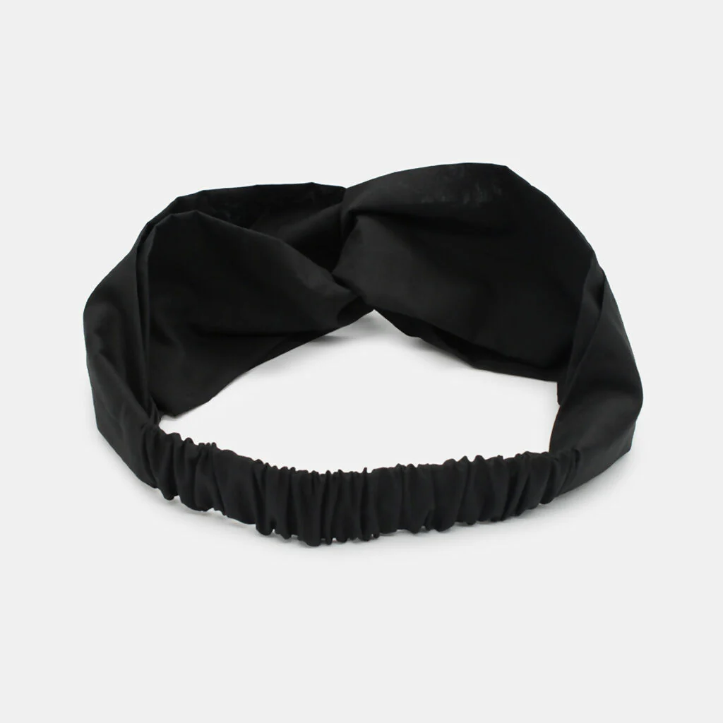 Liberty Twist Headband - Black F Print - Image 6