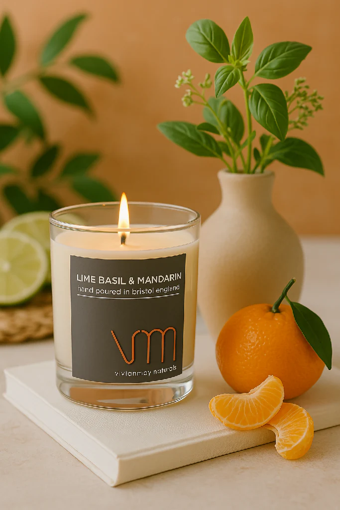Lime Basil & Mandarin Soy Candle - Image 3