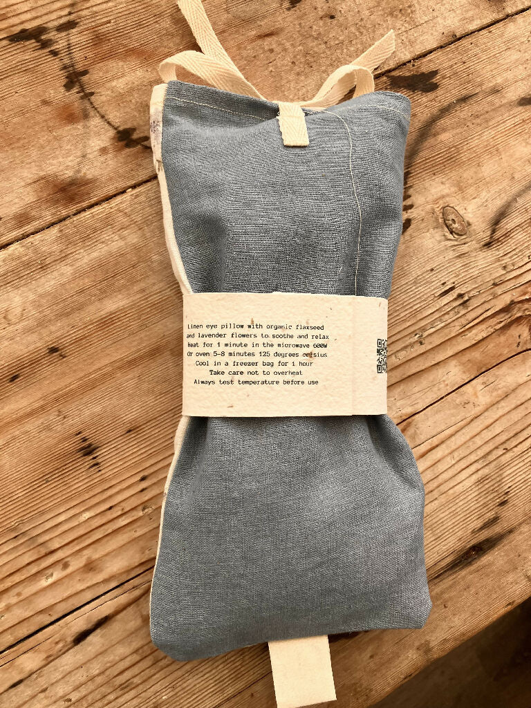 Linen Eye Pillow with organic Lavender - Image 2