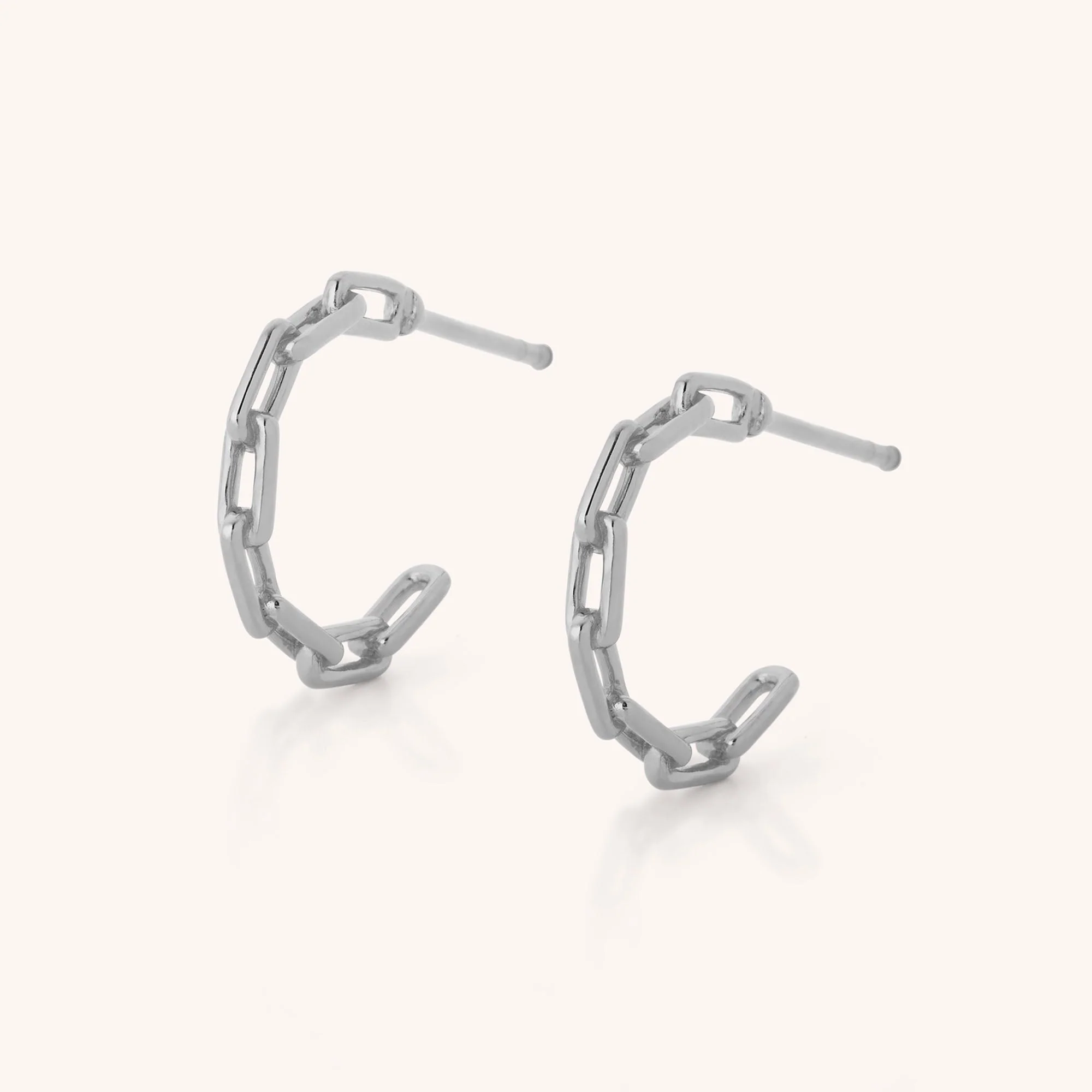 Link Hoop Earrings - Image 4