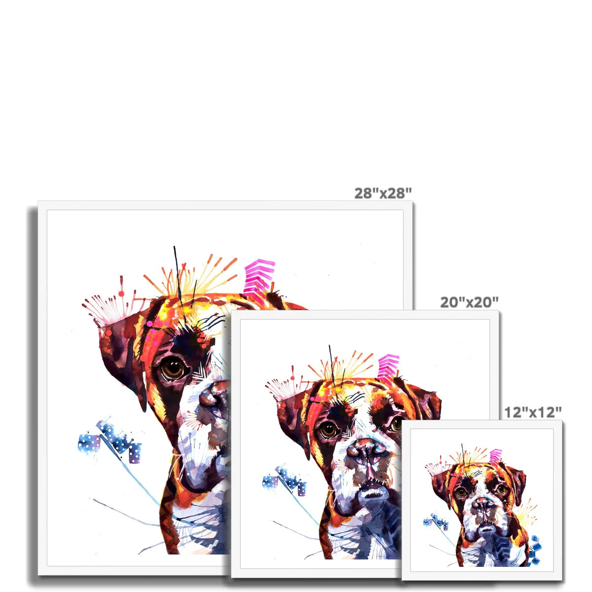 Loki the Boxer Framed Print - Image 11
