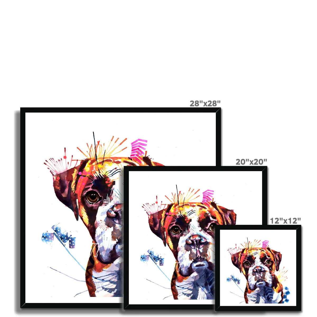 Loki the Boxer Framed Print - Image 12