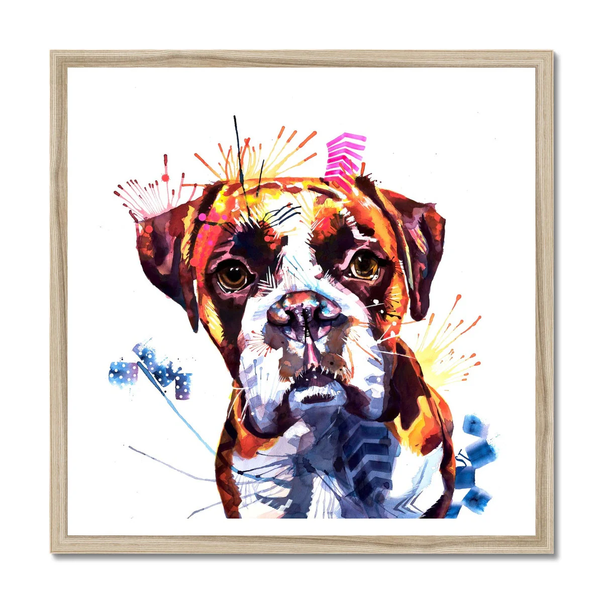 Loki the Boxer Framed Print - Image 3