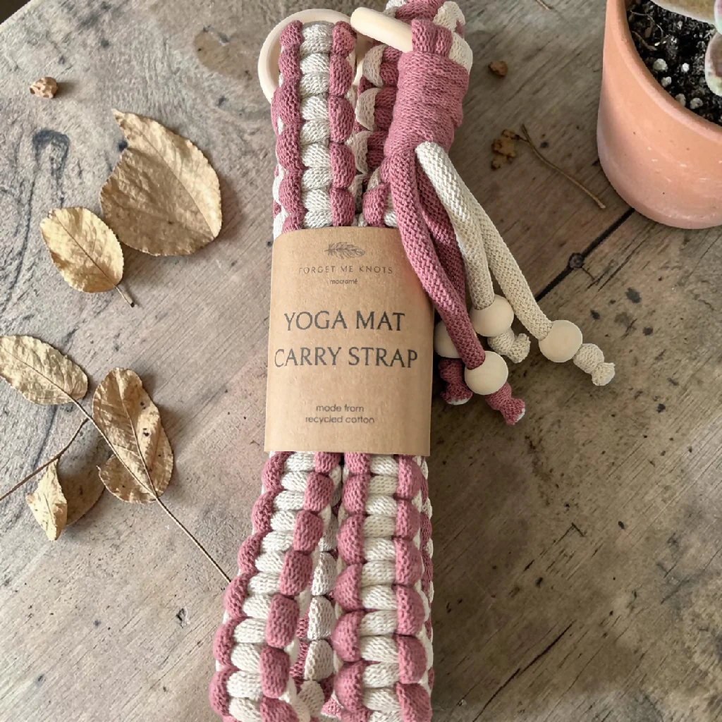 Macrame Yoga Mat Carry Strap - Image 3