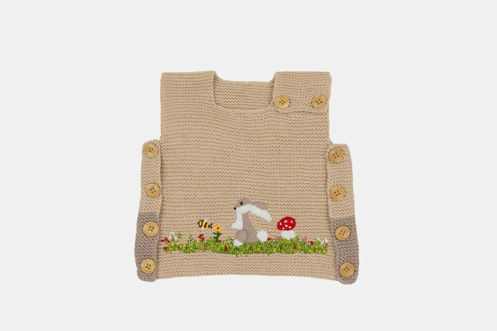 Meadow Bunny Organic Cotton Vest – Evergrow Adjustable Fit - Image 10