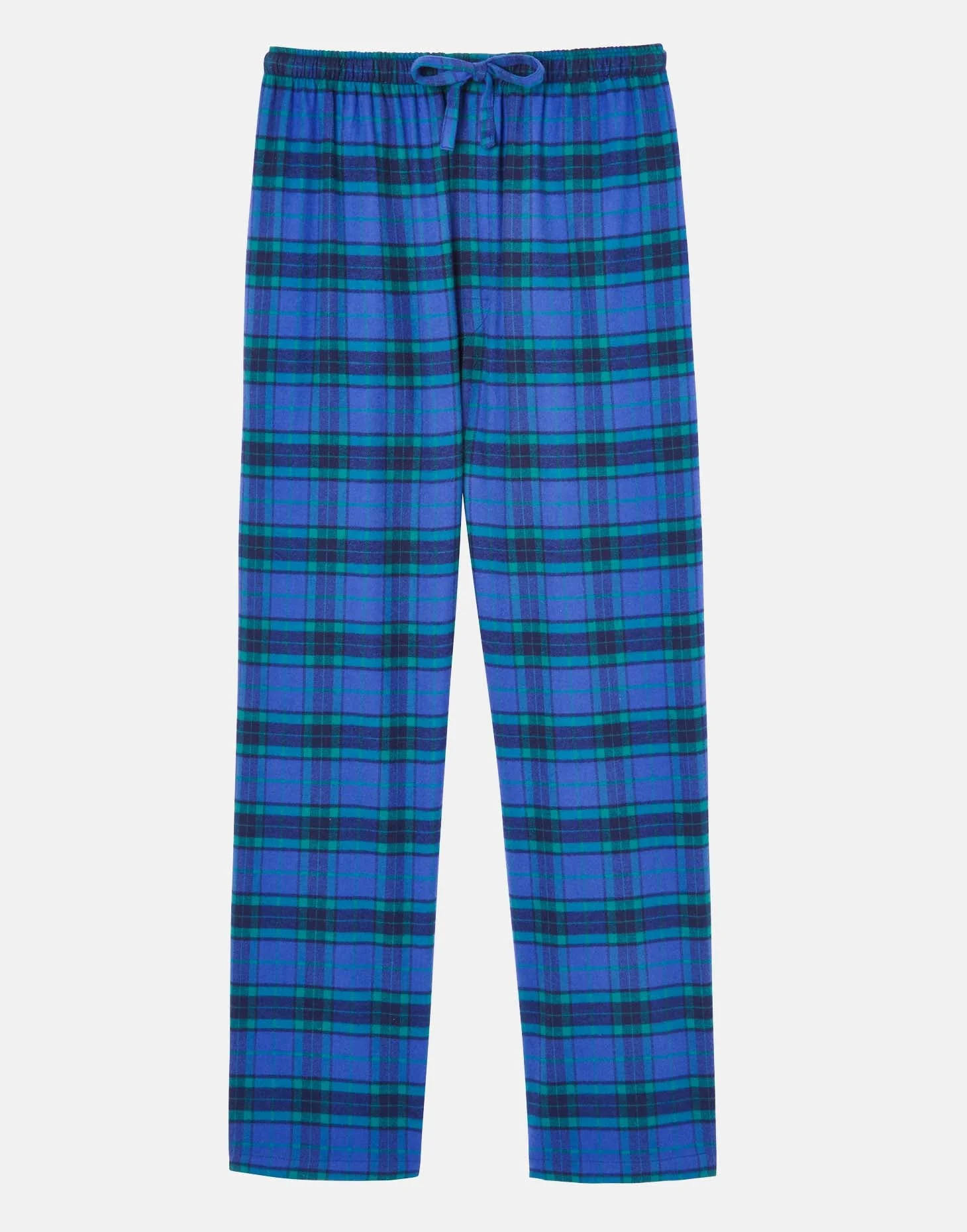 Men's Brushed Cotton Pyjama Trousers – Midnight Tartan - Image 2