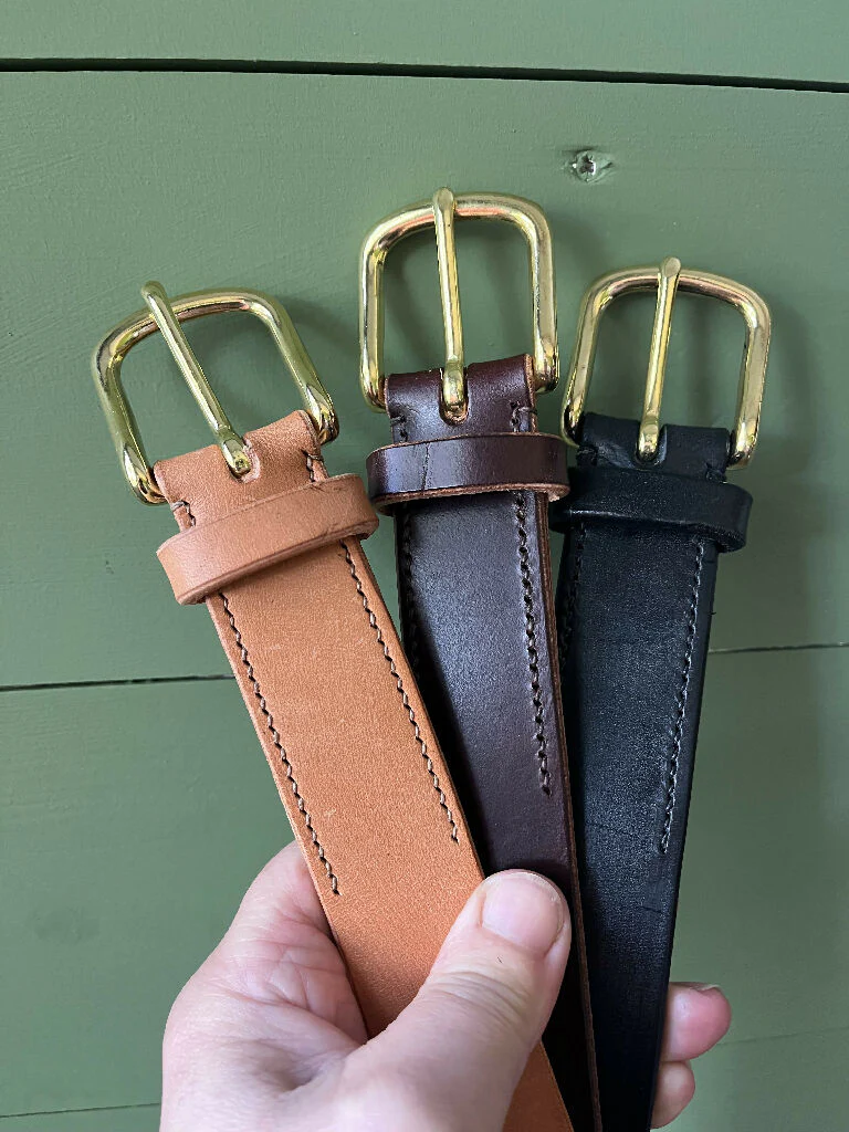 Men's Leather Belt - Image 2