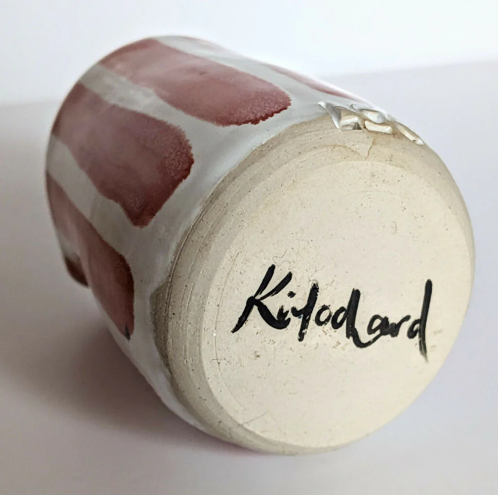 MILK JUG- Moss & Blossom Stripes - Image 3