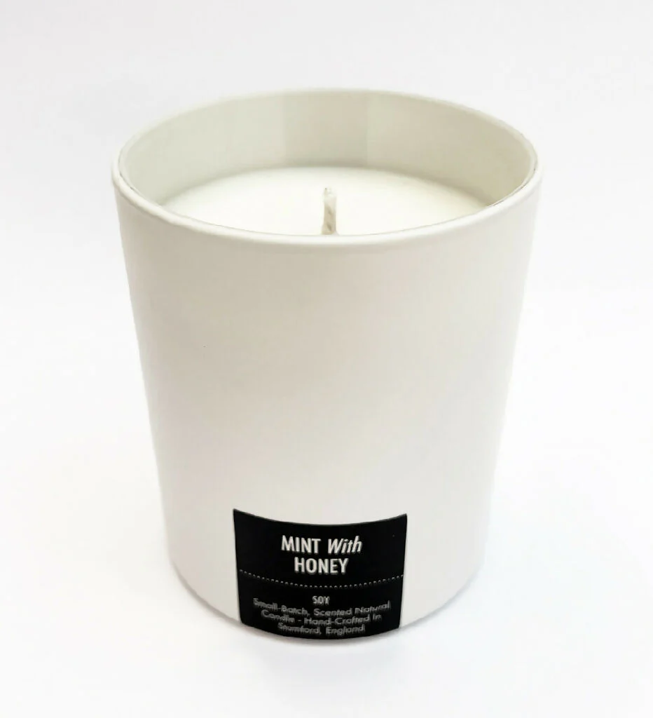 Mint With Honey - Scented Soy Candle - Image 7