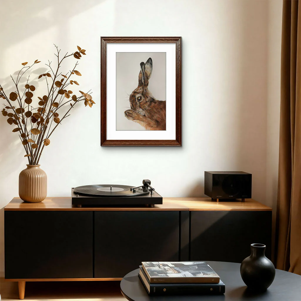 Morning Ritual - Hand Painted Hare Study - Image 6