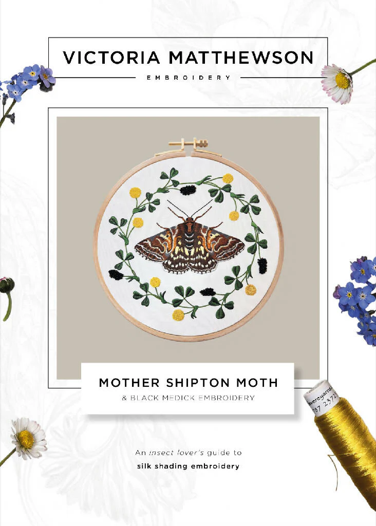 Mother Shipton and Black Medick Silk Shading Embroidery Kit - Image 3