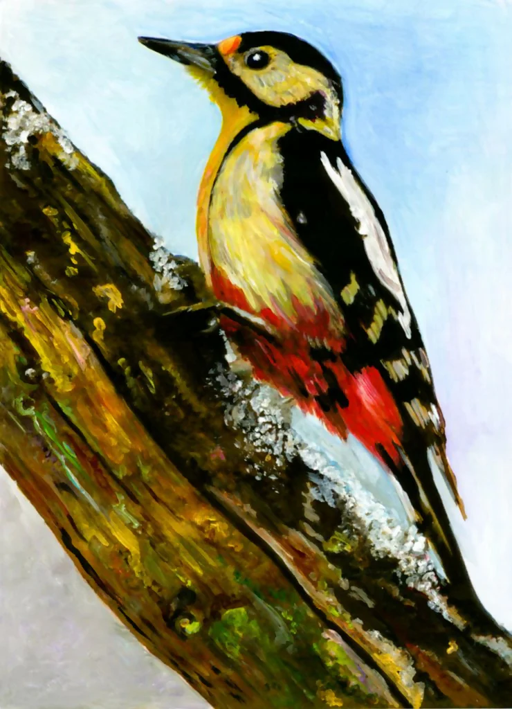 Mr Yaffle Painting by Susie Lidstone - Image 2