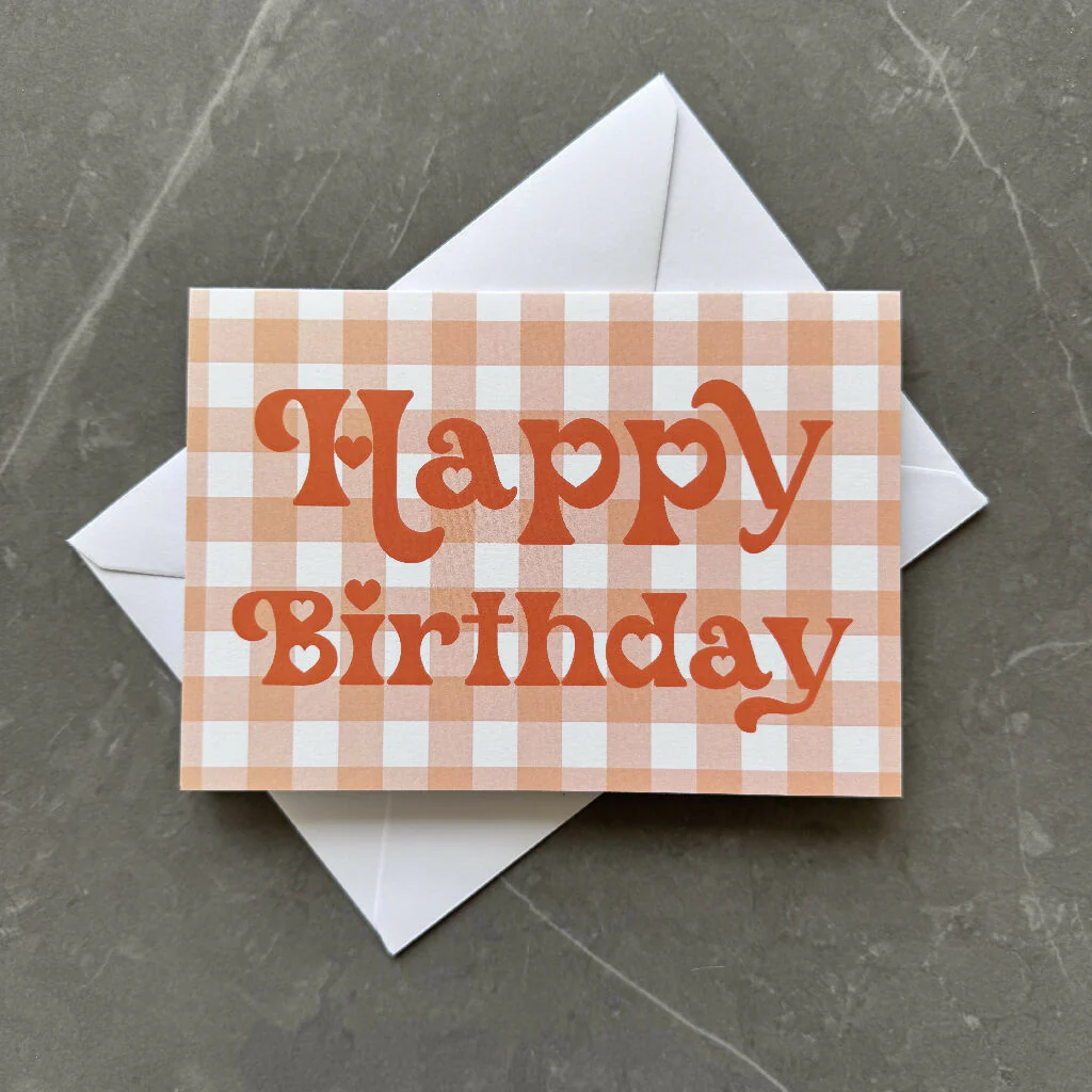 Multipack of Gingham Birthday Cards - Image 9
