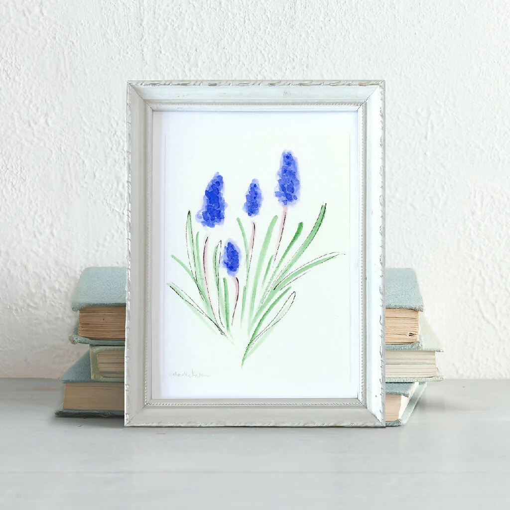 'Muscari' Framed Original Art