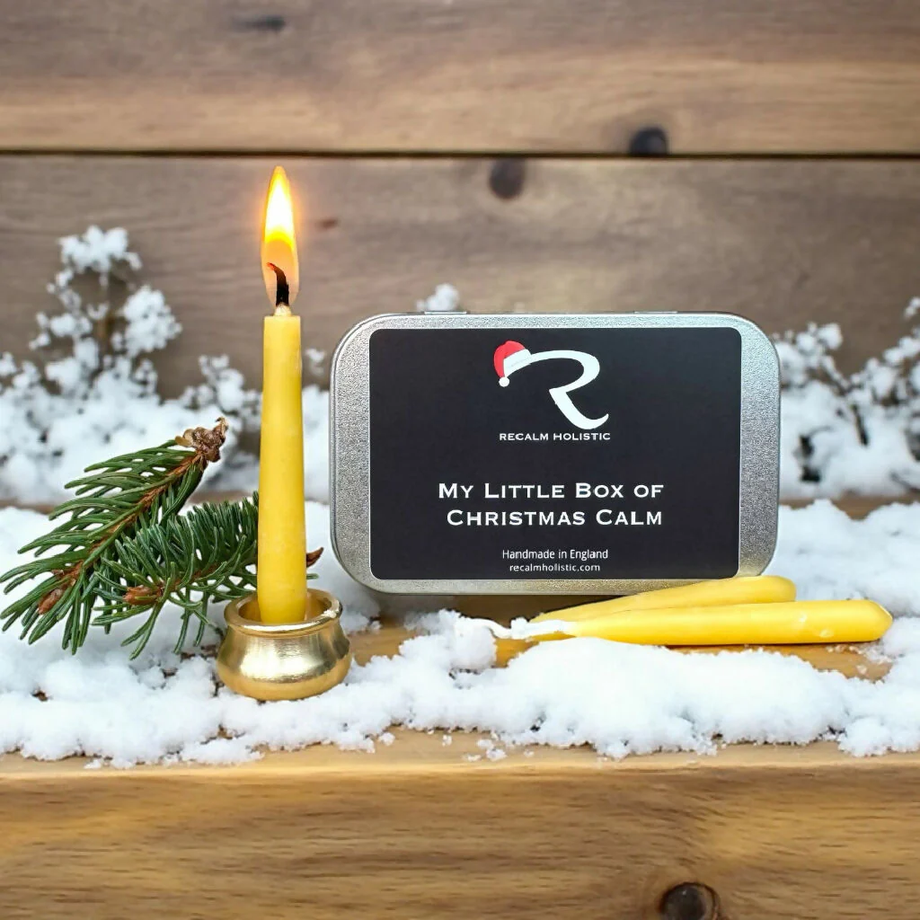 My Little Box of Christmas Calm - Mini Beeswax Candles Set