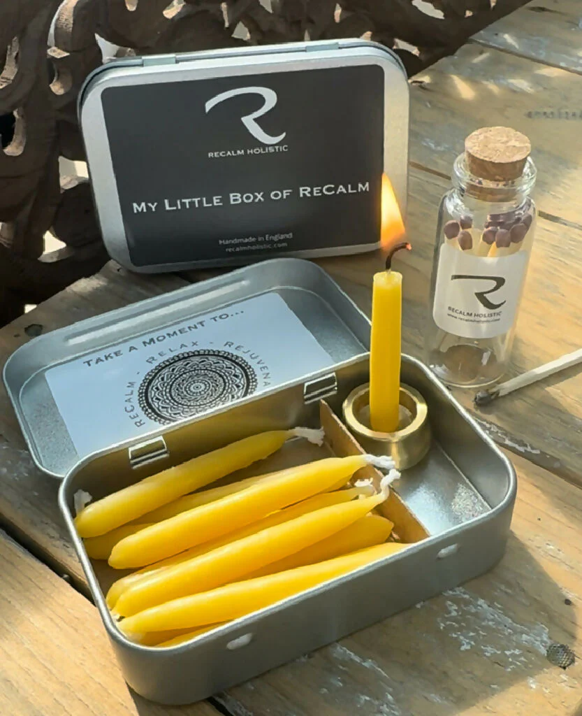 My Little Box of ReCalm - Mini Beeswax Candles Set - Image 4