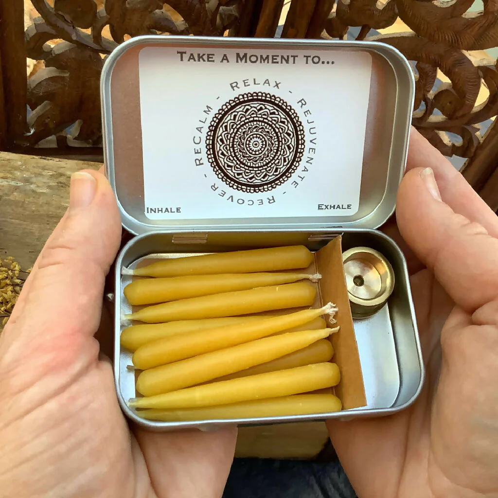 My Little Box of ReCalm - Mini Beeswax Candles Set - Image 5