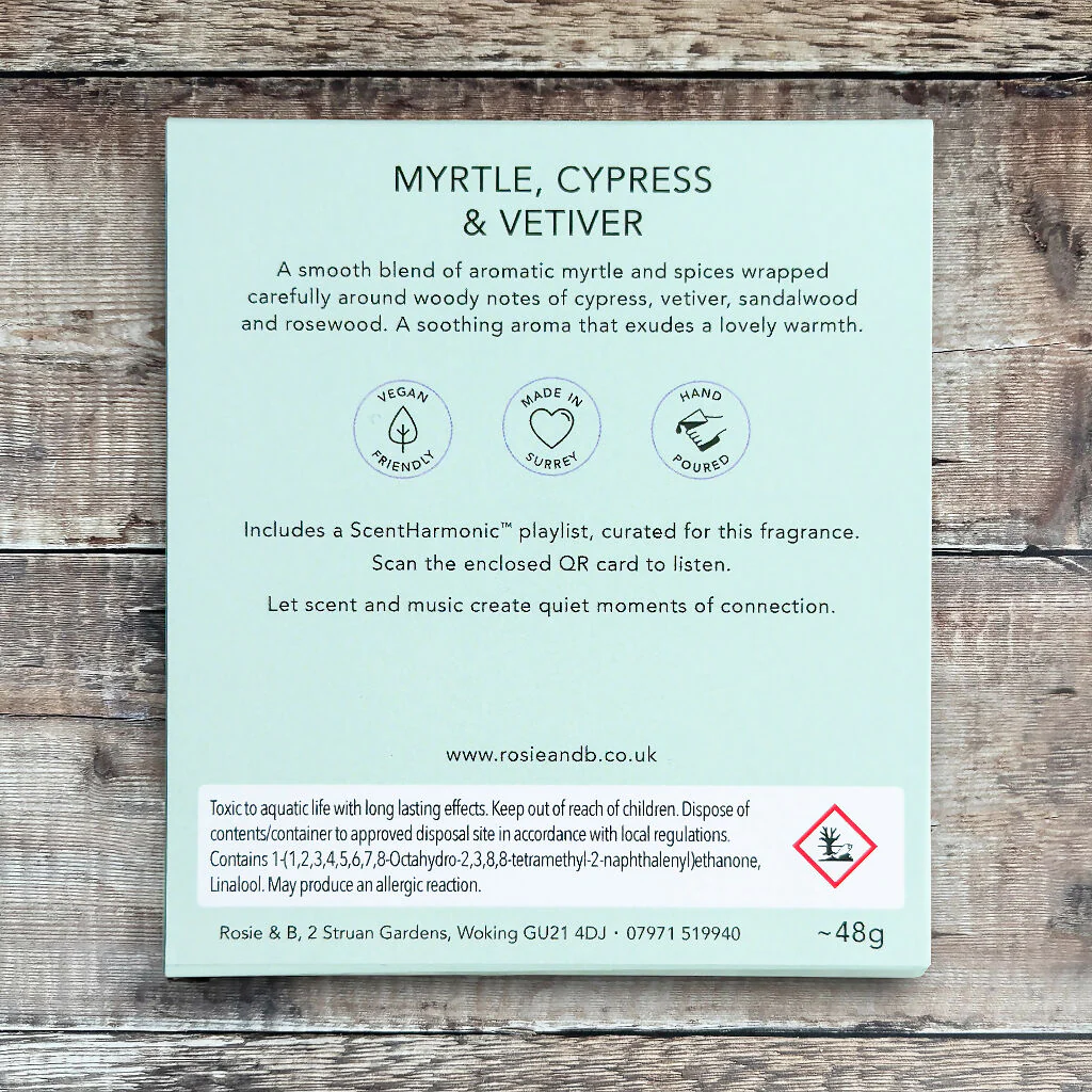 Myrtle, Cypress & Vetiver Wax Melts - Image 3