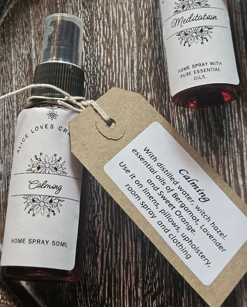 Natural Aromatherapy Room & Linen Spray 30ml travel size - Image 2