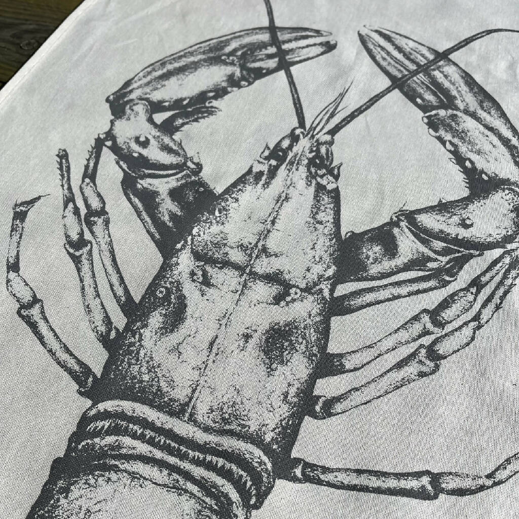 Natural Cotton Lobster Tea Towel - Image 3