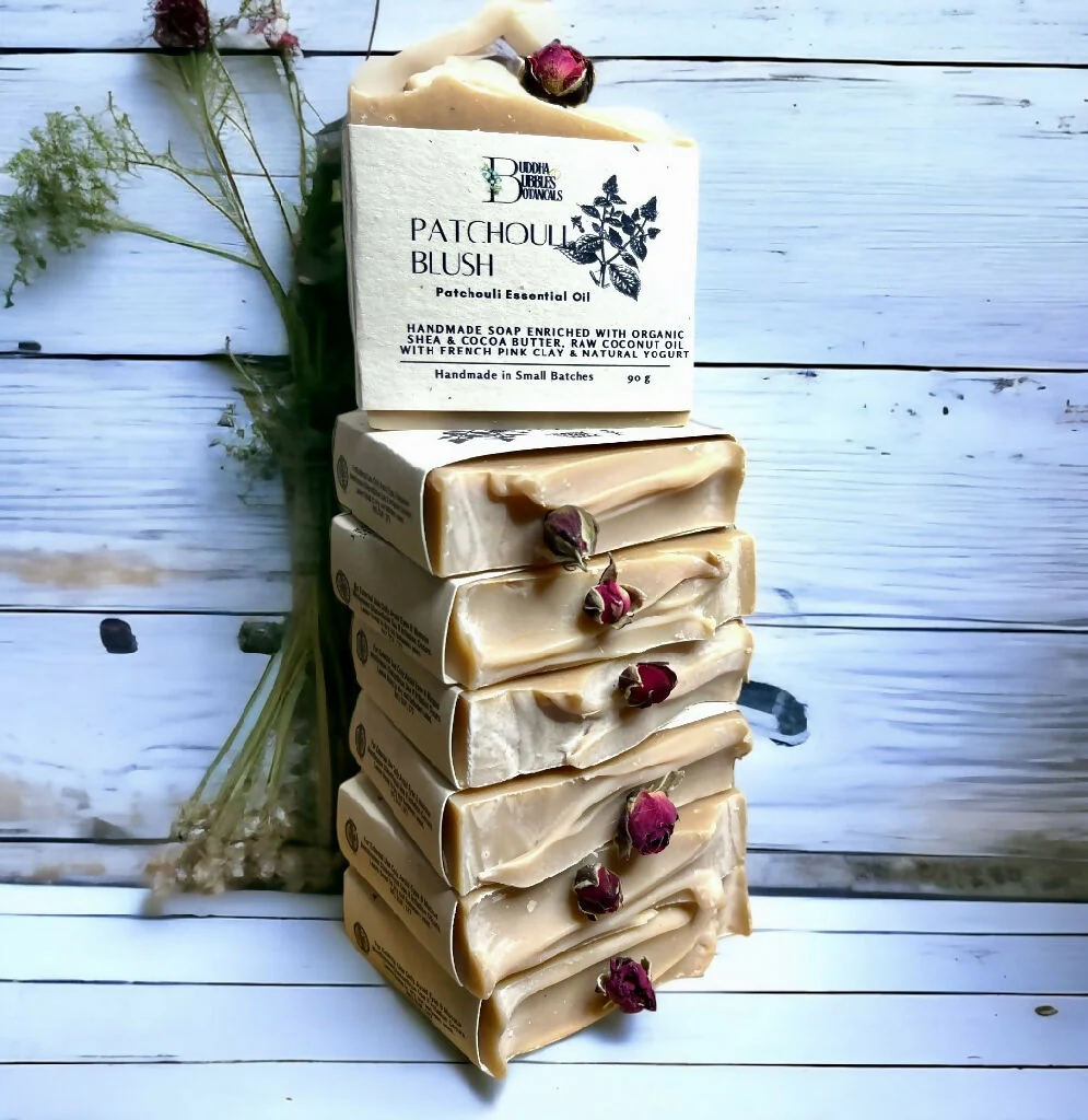 Natural Soap Bar with Yogurt and Patchouli Essential Oil Small and Large Size - Image 4