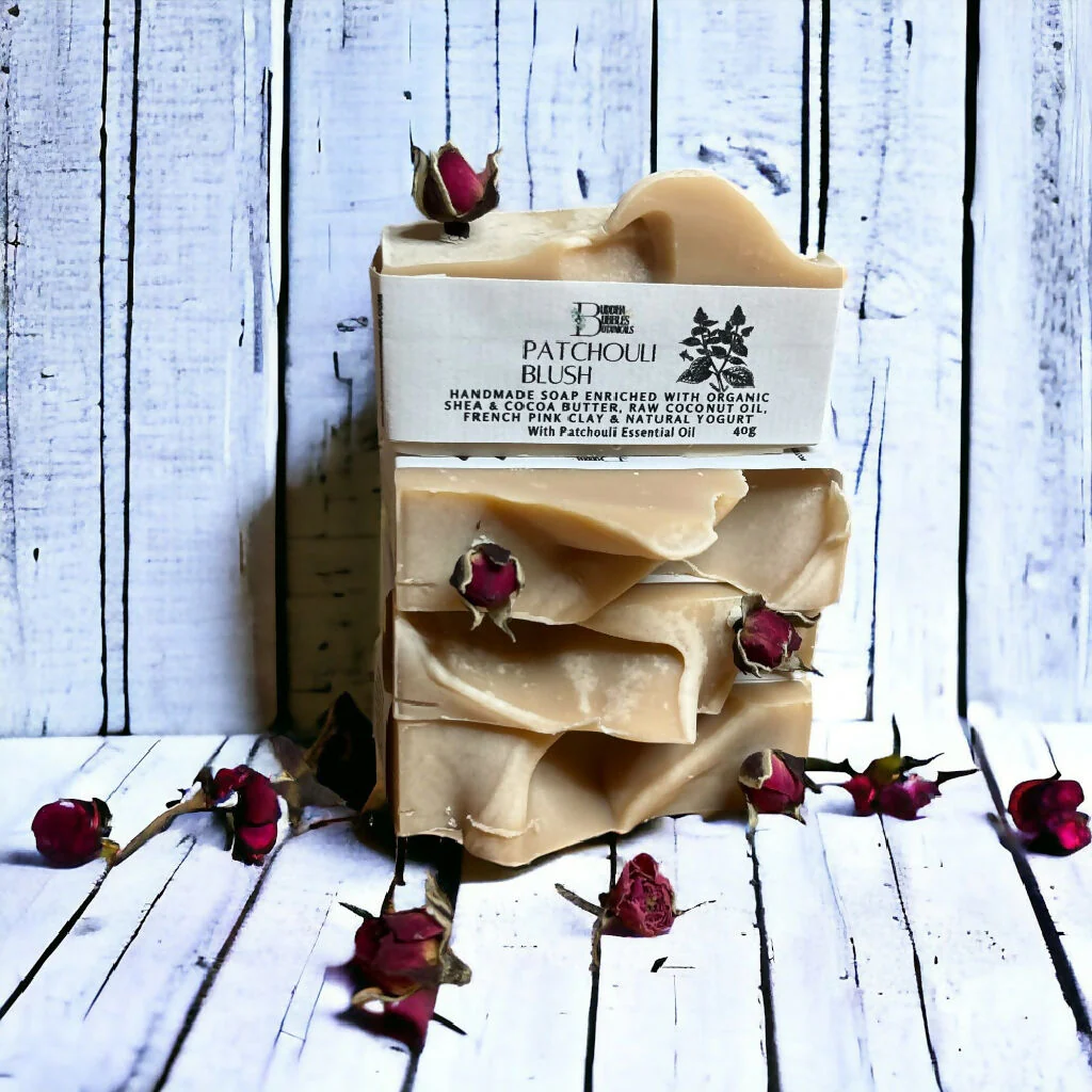 Natural Soap Bar with Yogurt and Patchouli Essential Oil Small and Large Size - Image 5