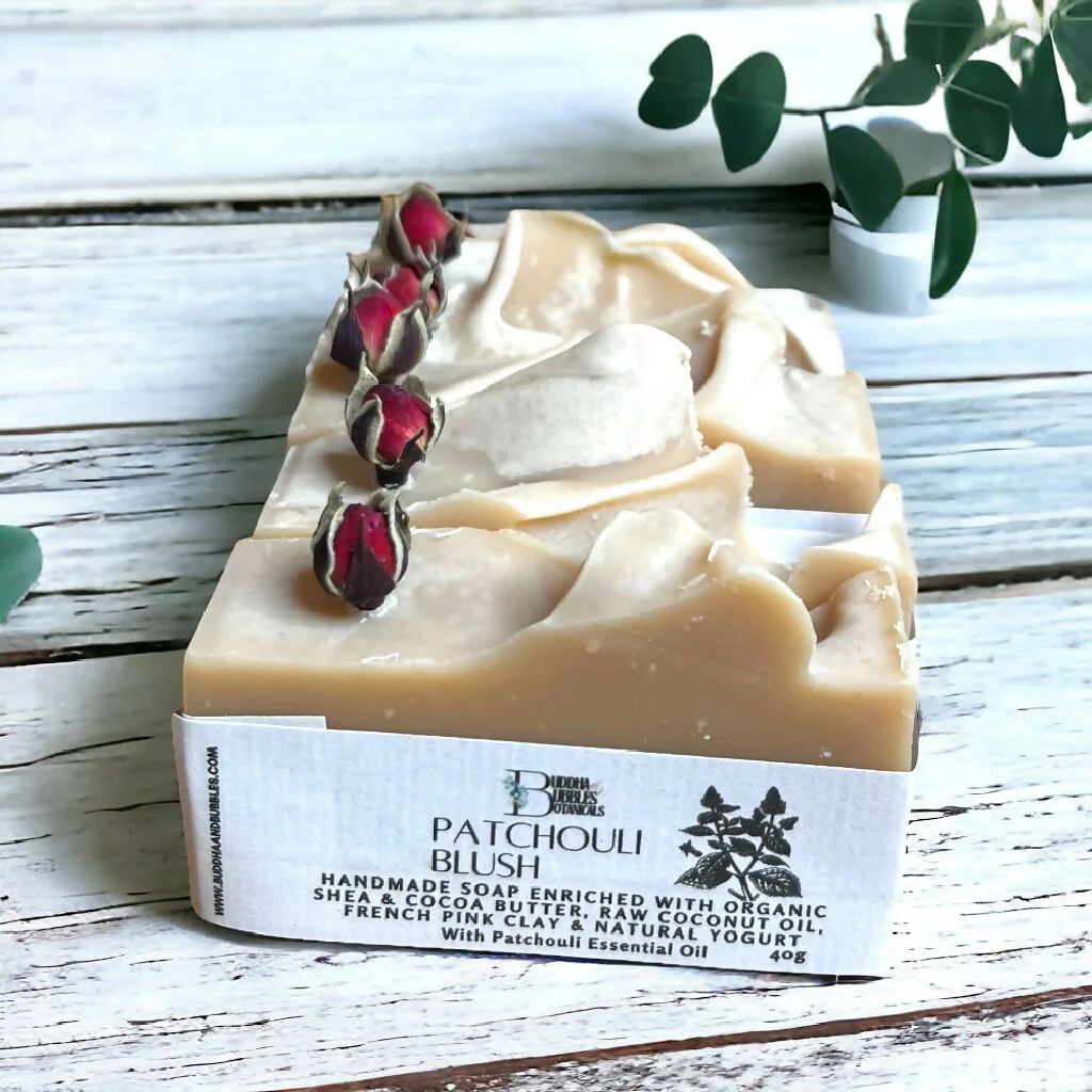 Natural Soap Bar with Yogurt and Patchouli Essential Oil Small and Large Size - Image 6