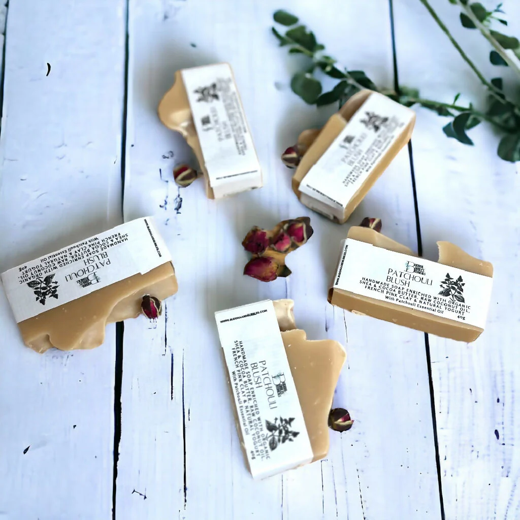 Natural Soap Bar with Yogurt and Patchouli Essential Oil Small and Large Size - Image 7