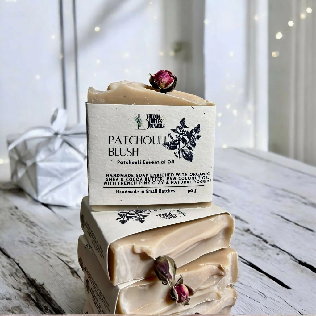 Natural Soap Bar with Yogurt and Patchouli Essential Oil Small and Large Size - Image 9