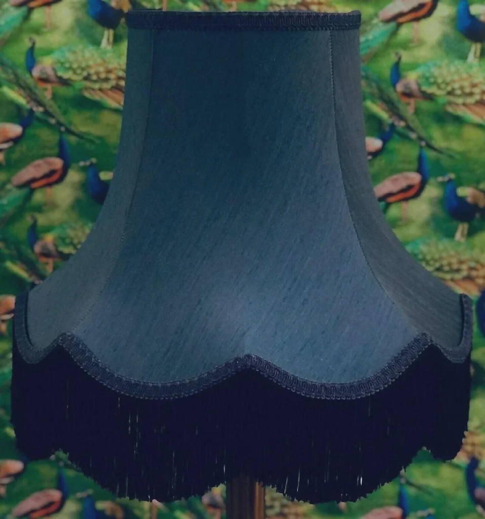 Navy blue fabric lampshades - Available in 8 sizes - Image 7