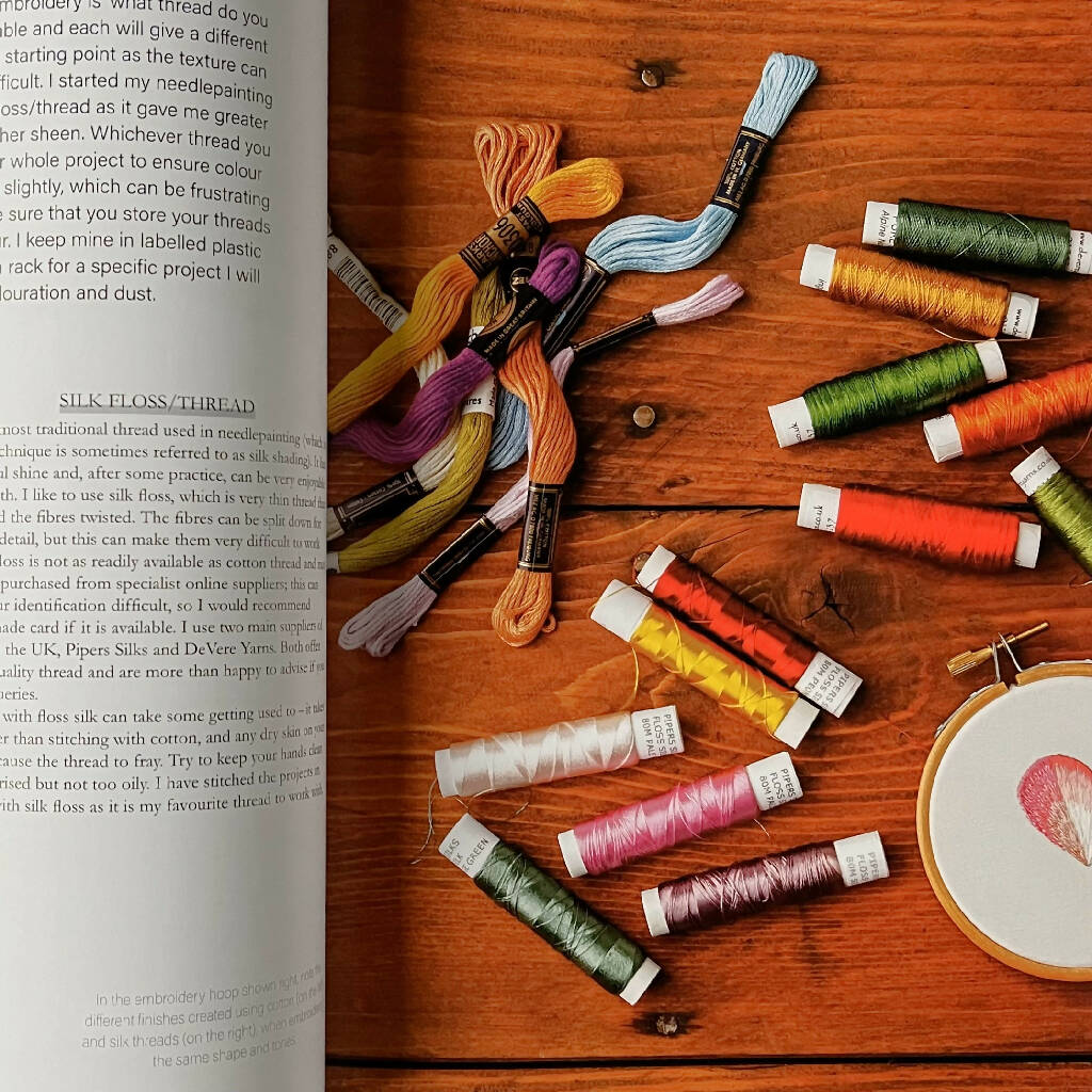 Needlepainted Plants and Pollinators: an insect lover's guide to silk shading embroidery - Embroidery book by Victoria Matthewson - Image 4