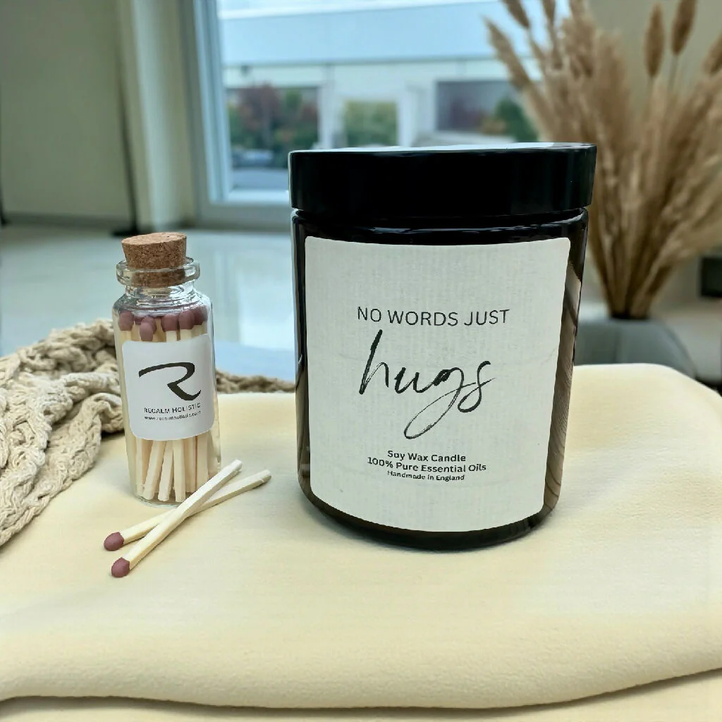 No Words Just Hugs - Sympathy Candle - Aromatherapy Candle - Image 14