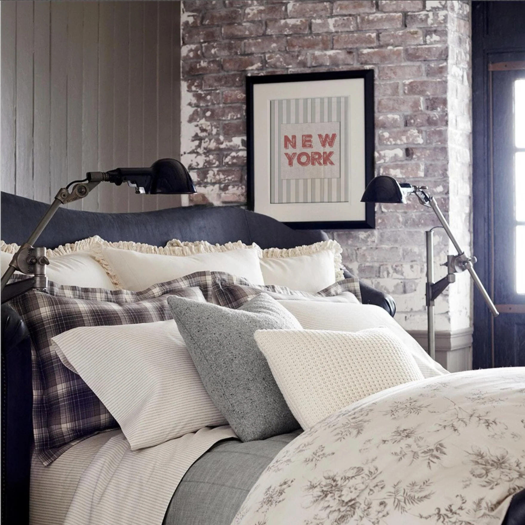 NYC Print Contemporary Wall Art New York Graphic Striped Artwork - Image 3