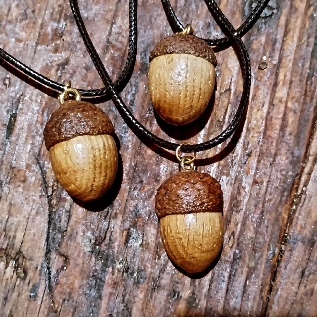 Oak Acorn Necklace - Image 4