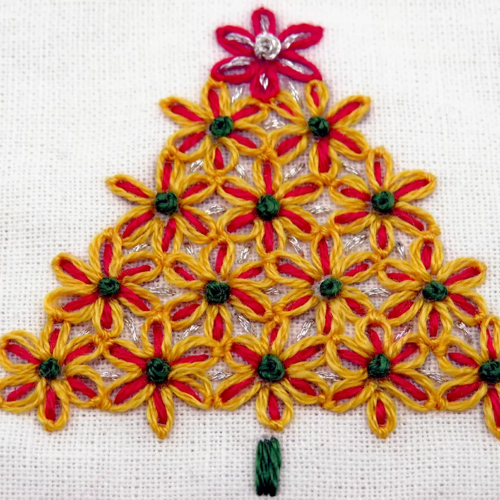 Oh Christmas Tree Hand Embroidery Kit - Image 10