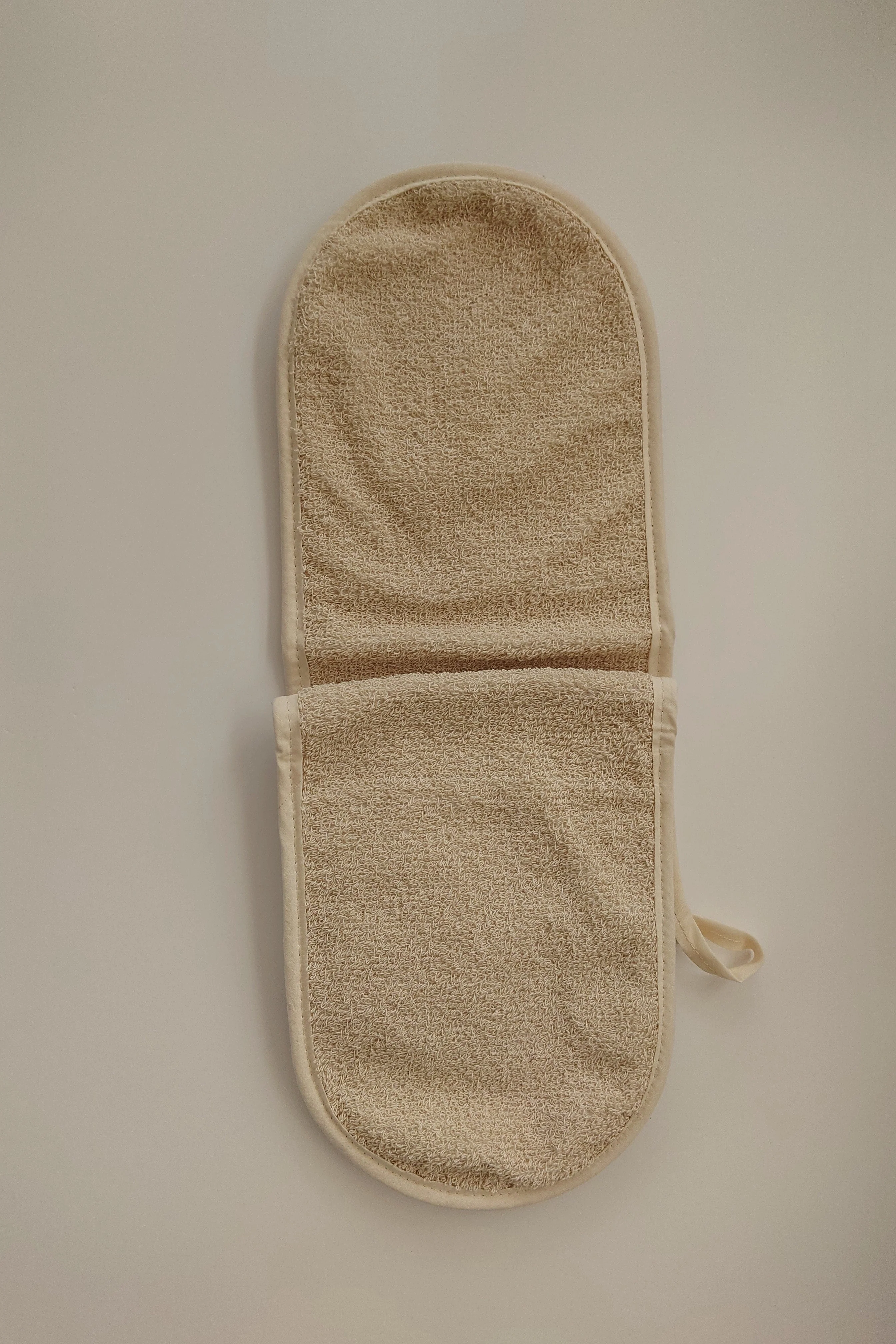 Organic Double Oven Glove - Machair Floret Blue - Image 5