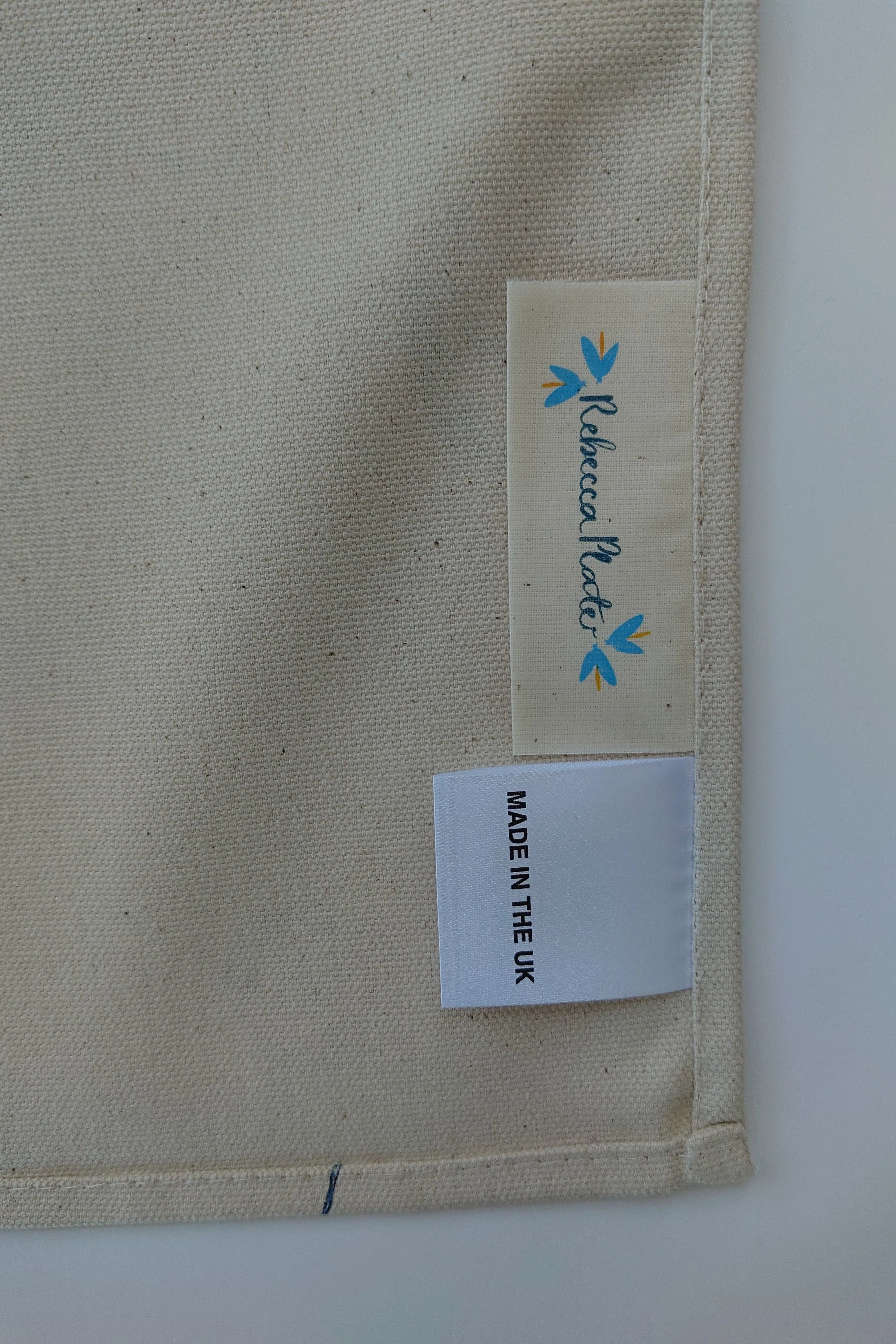 Organic Tea Towel - Machair Clock Gold Green - Image 4