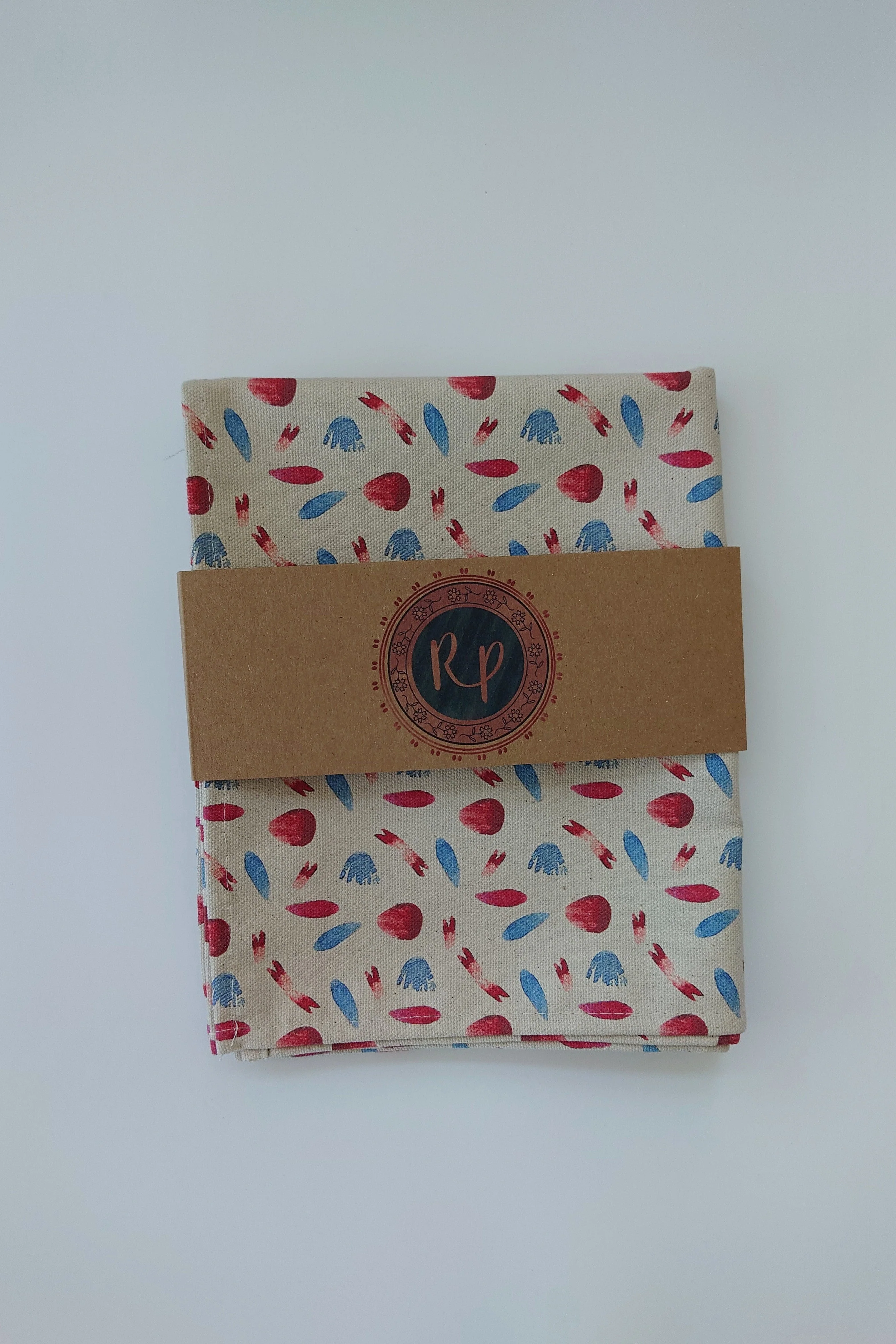 Organic Tea Towel - Machair Petals Multi - Image 2