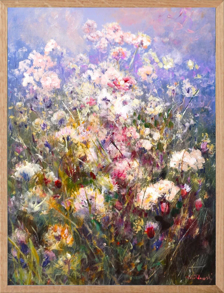Original painting 'Autumn Meadow' by Mariusz Kaldowski - Image 3
