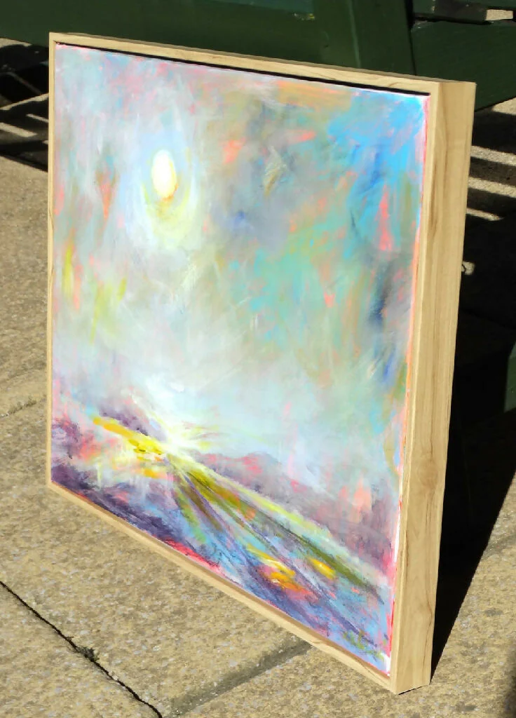 Original painting 'Where Light Finds You' by Kasia Kaldowski - Image 8