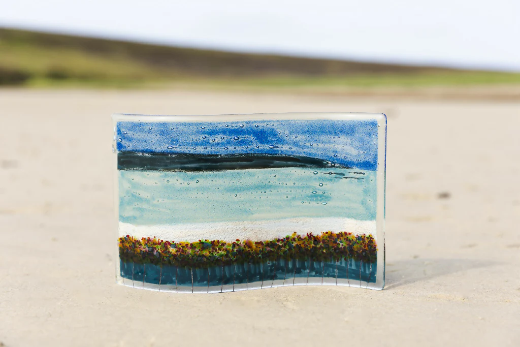 Orkney Fused Glass Large Wave - Image 2