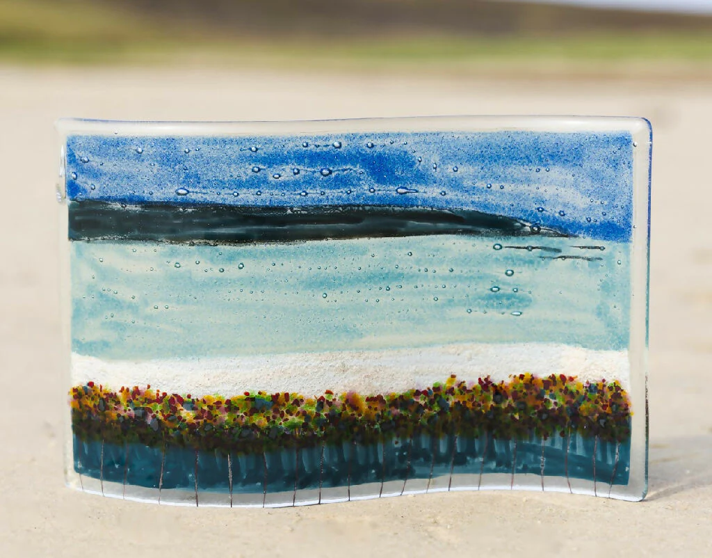 Orkney Fused Glass Large Wave - Image 5