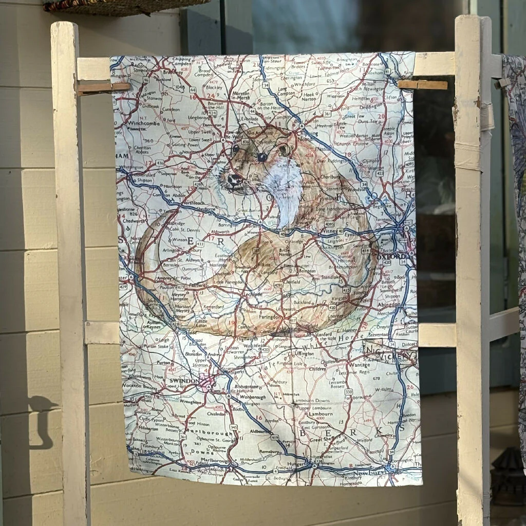 Otterly Gorgeous Cotton Tea Towel