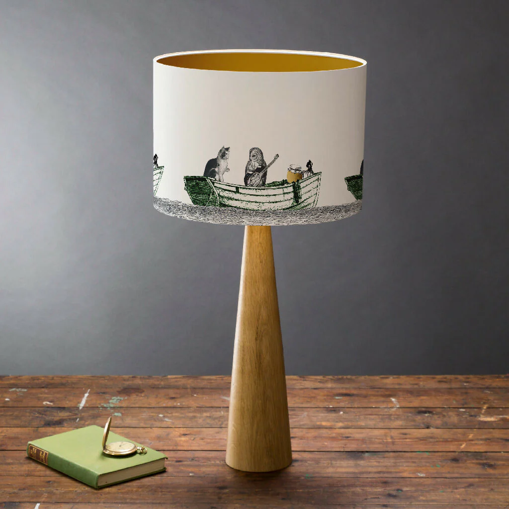 Owl & Pussycat Lampshade – Fairytale Collection - Image 2