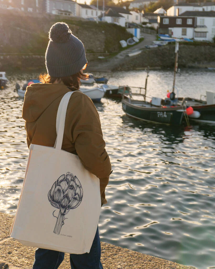 Pebble Canvas Shopper Bag - Image 3