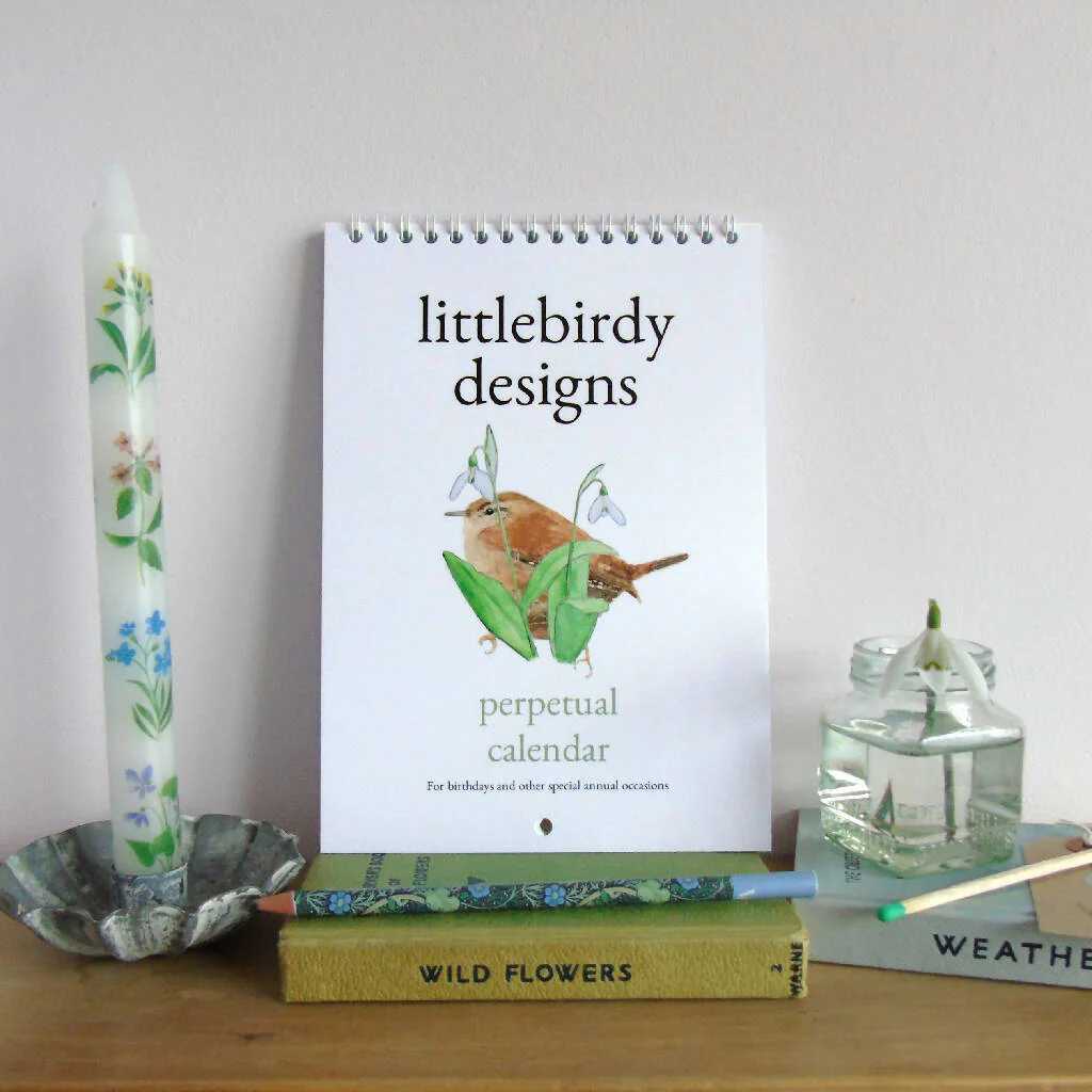 Perpetual Seasonal Wildlife Wall Calendar