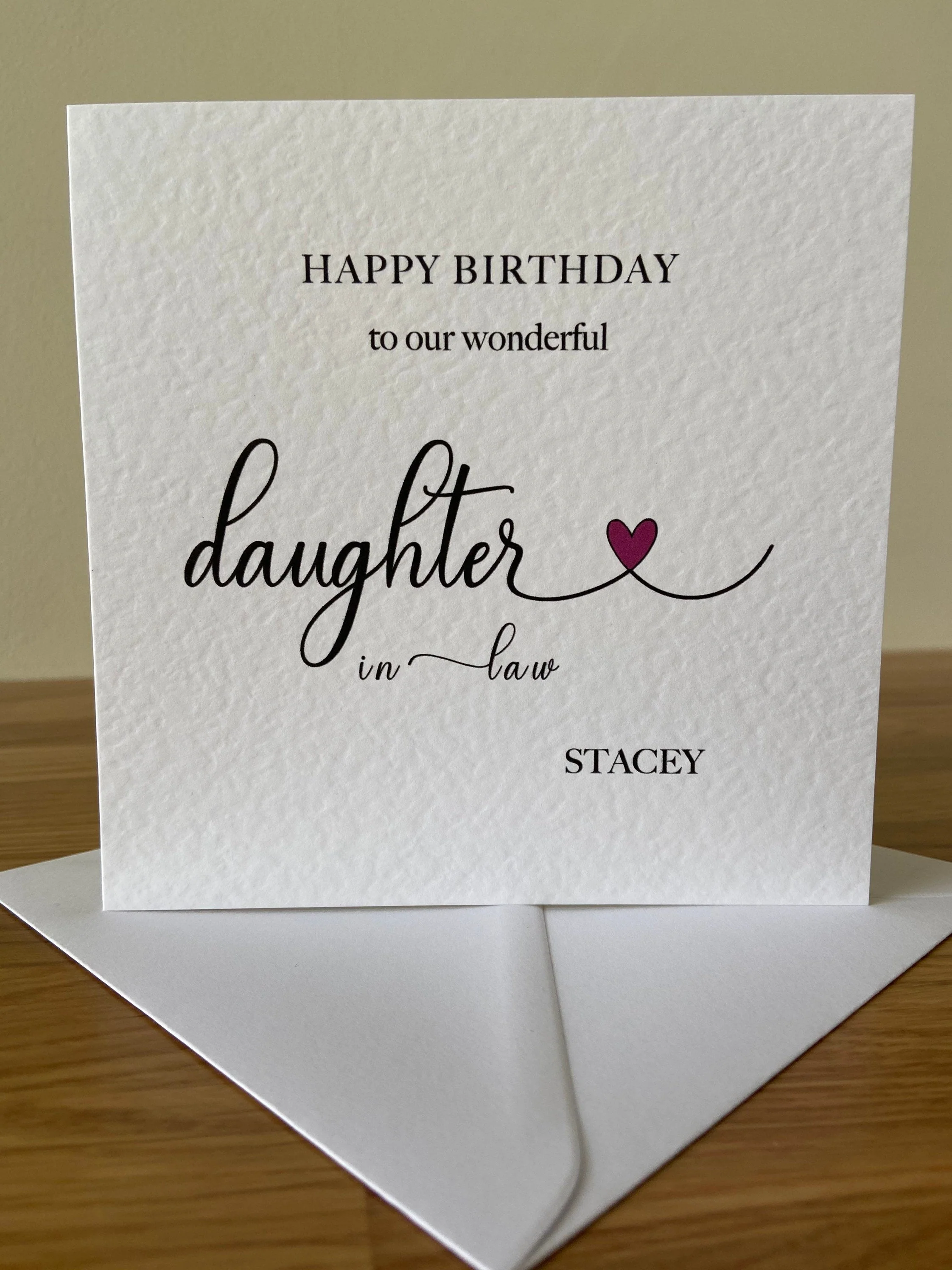Personalised Daughter-in-law Birthday Card - Image 5