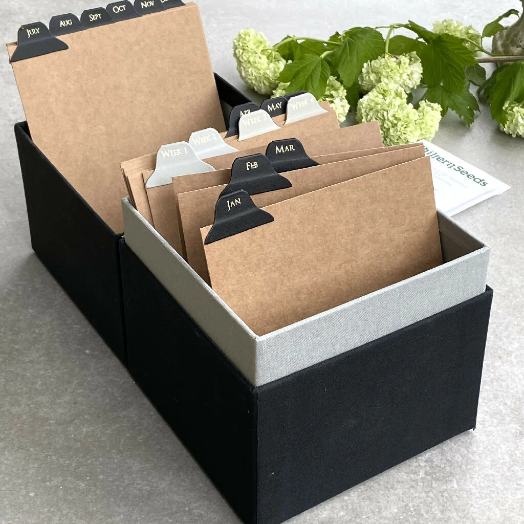 Personalised Gardening Year Seed Box Organiser - Image 3