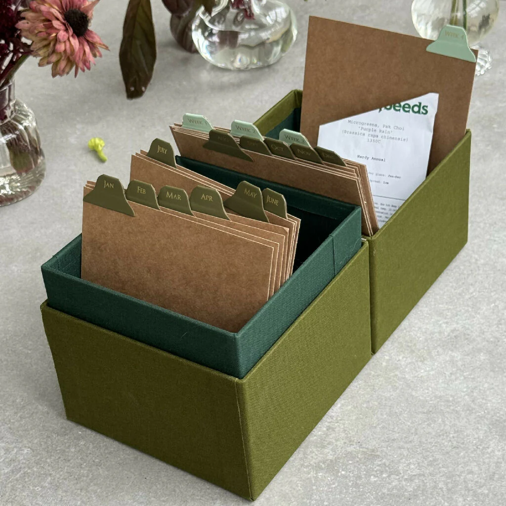 Personalised Gardening Year Seed Box Organiser - Image 5
