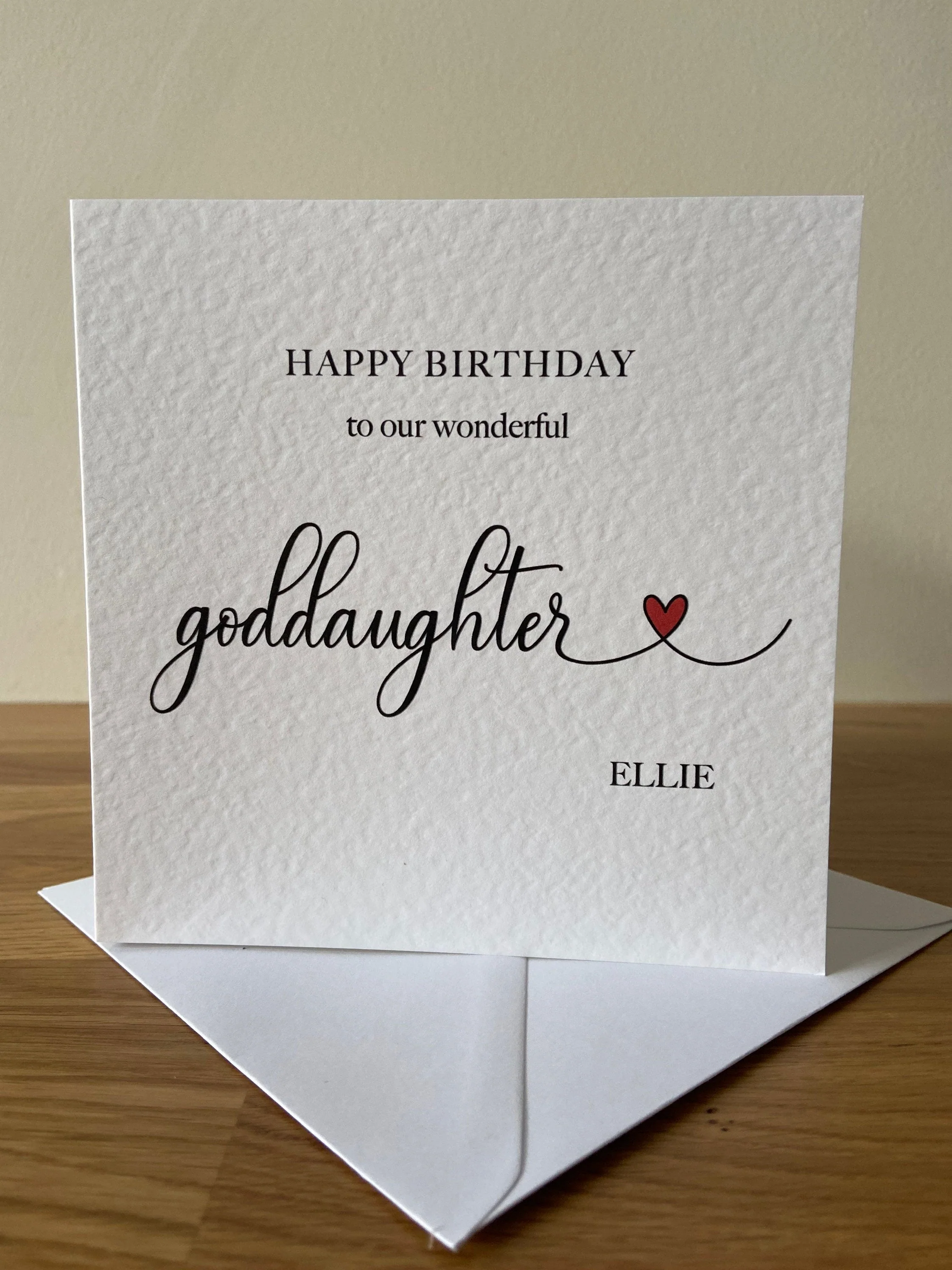 Personalised Goddaughter Birthday Card - Image 2